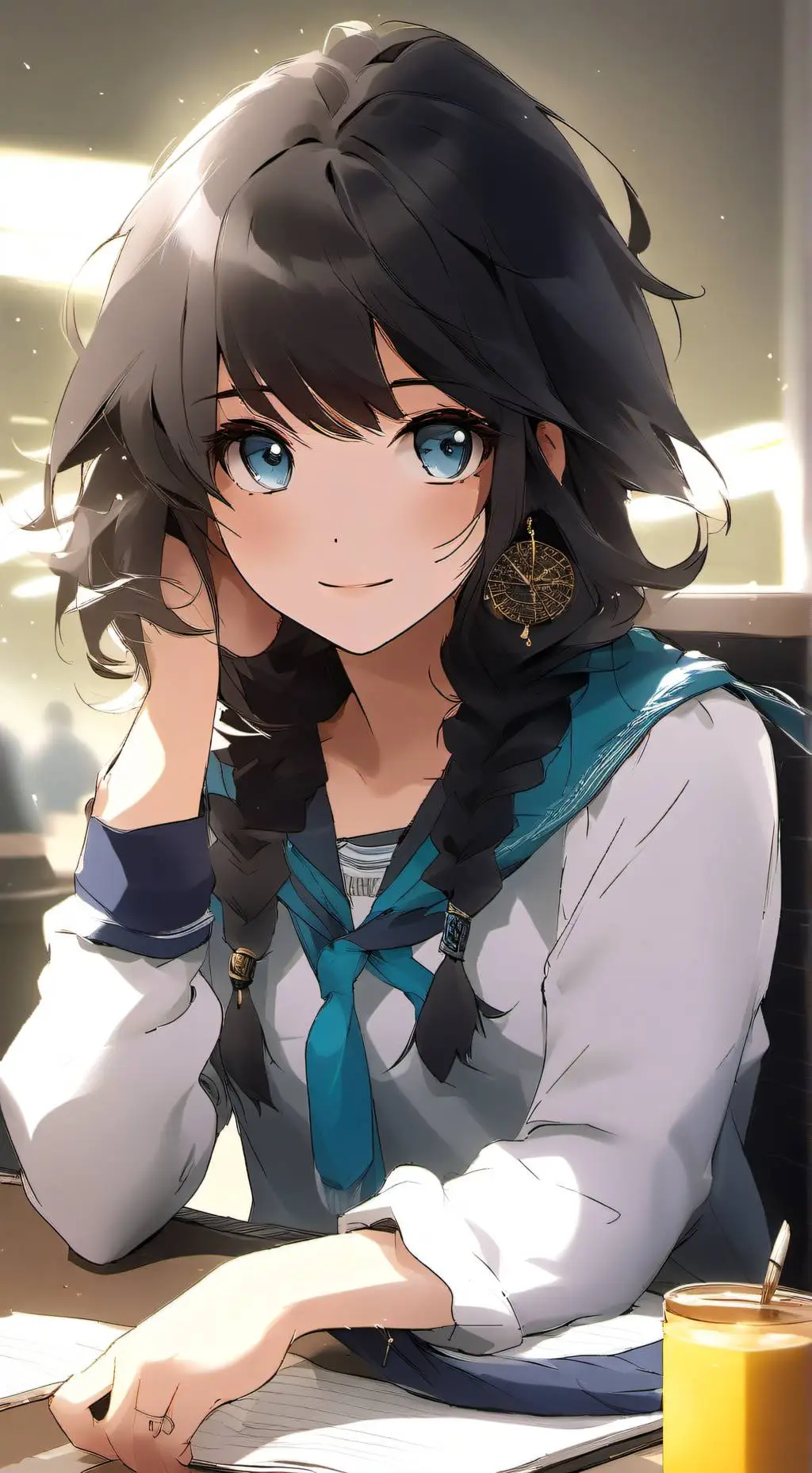 ai character: Ashley background