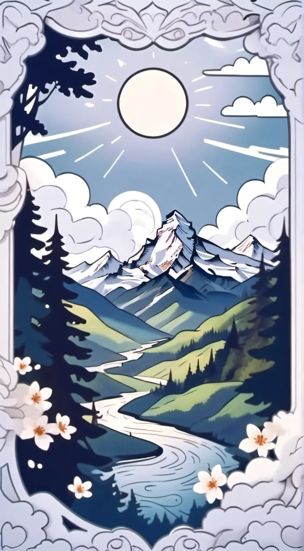 ai character: Demon giyuu~💙 background