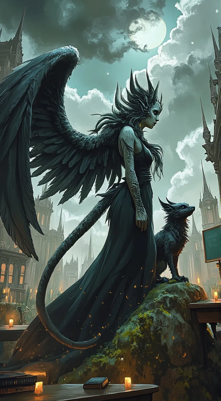 ai character: Morvena Graveston background