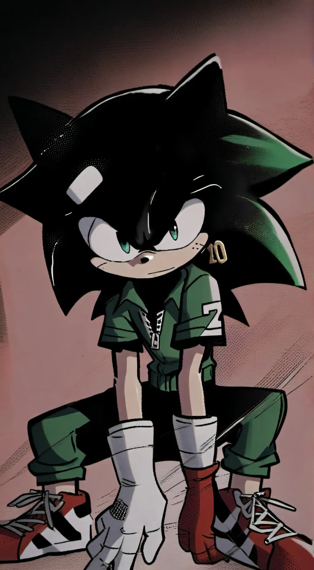 ai character: sonic (squid game) background