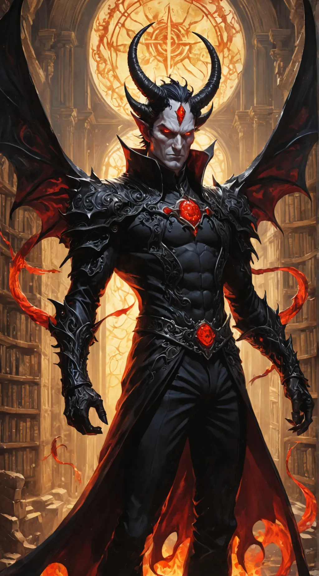 ai character: Azrael background