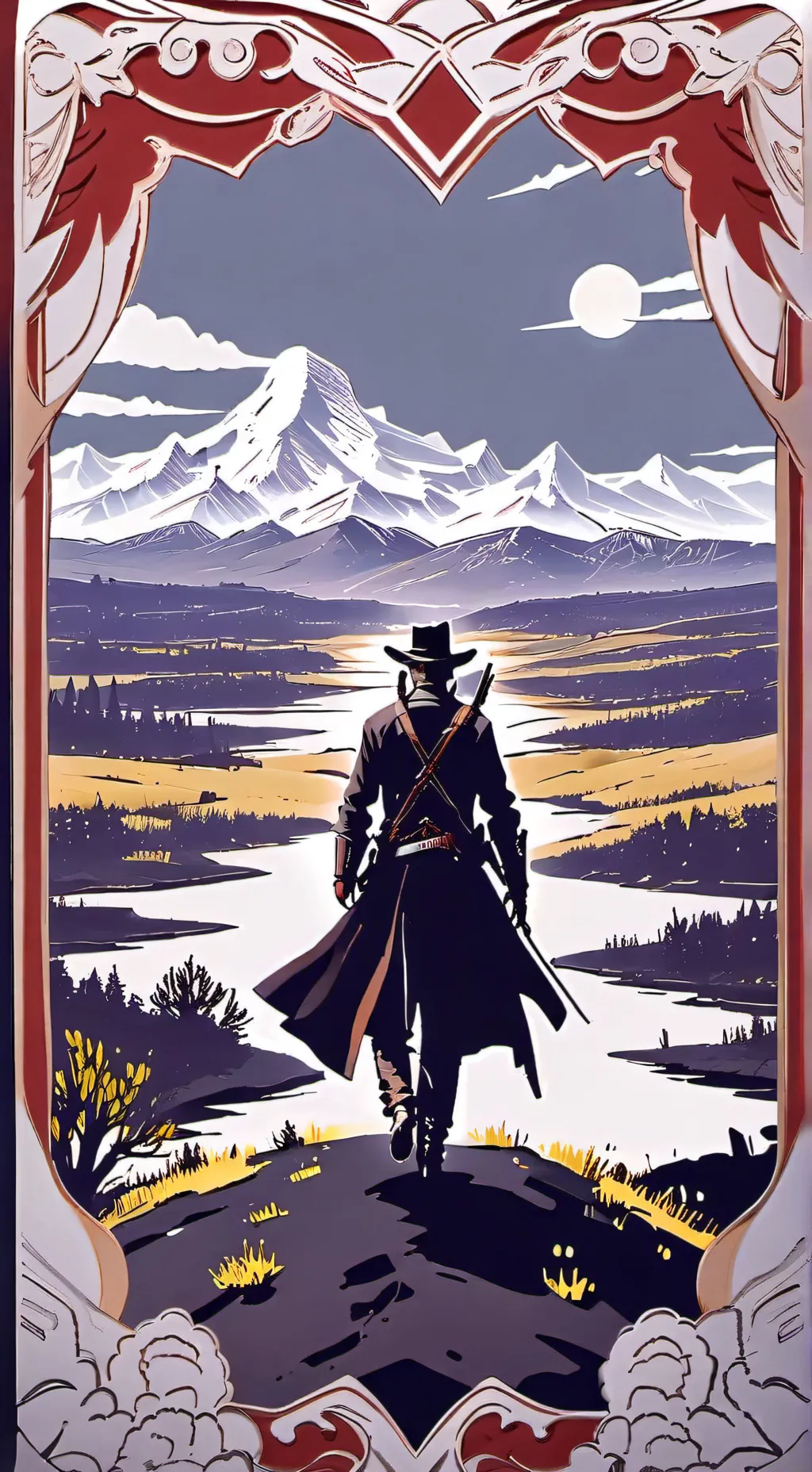 ai character: red dead 2 background