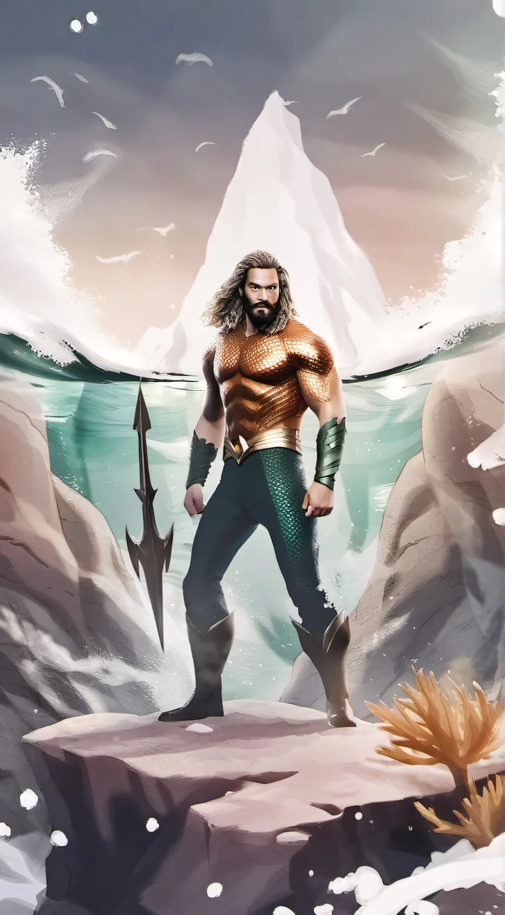 ai character: aquaman background