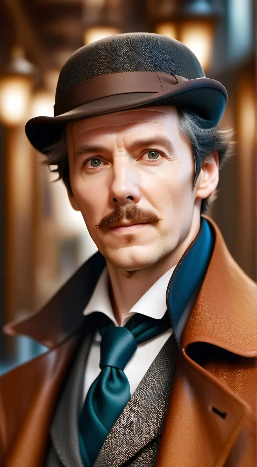 ai character: Sherlock Holmes  background