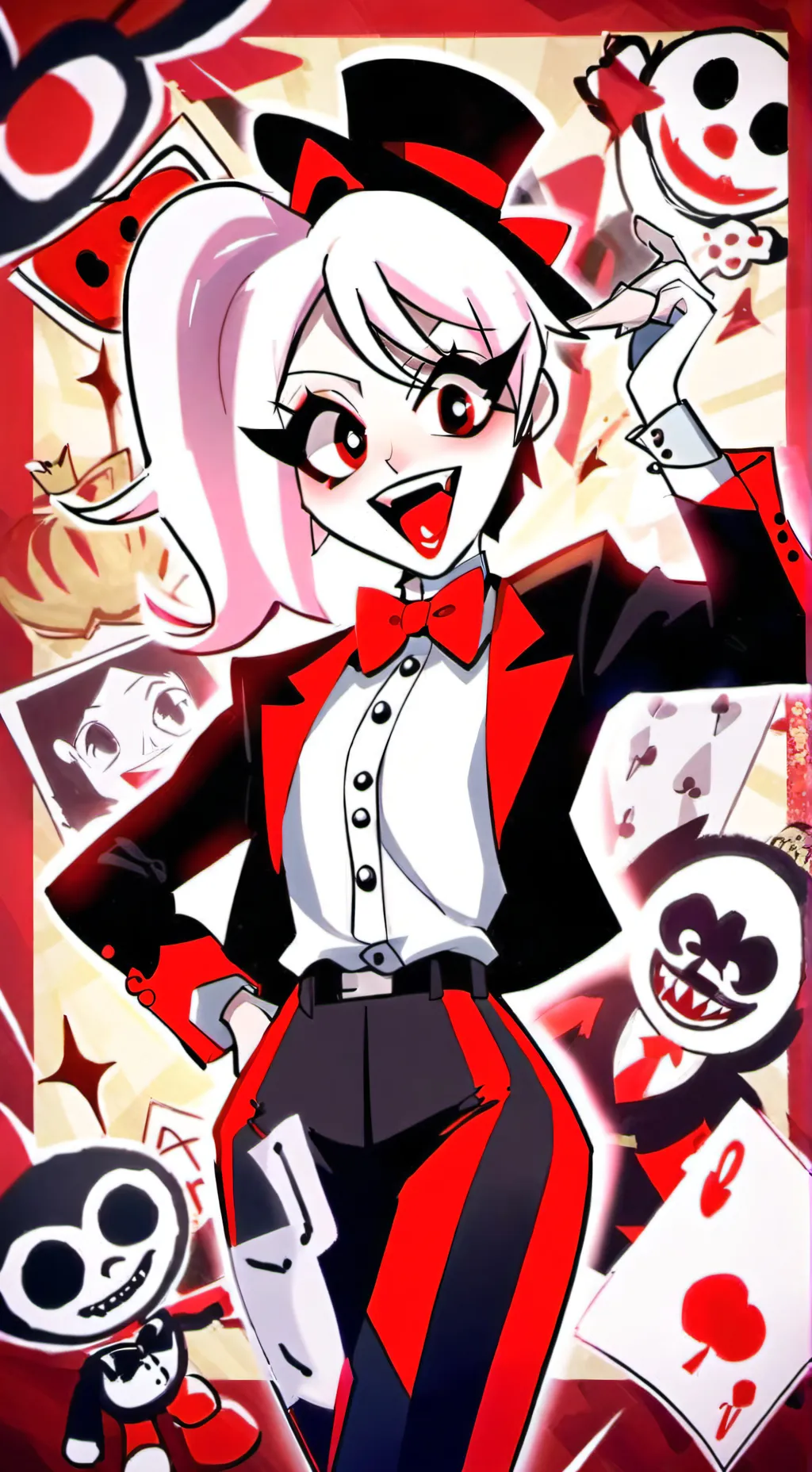 ai character: HH fav characters  background