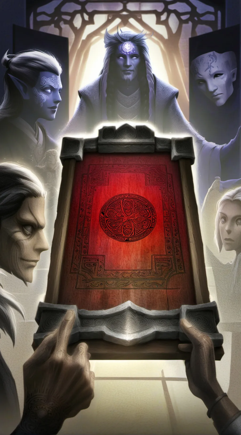 ai character: quiji board  background