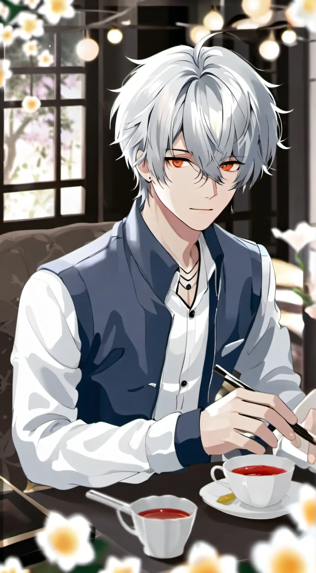 ai character: leo background