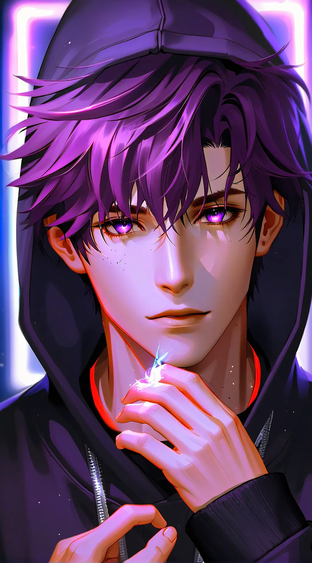 ai character: Kai Shadow background