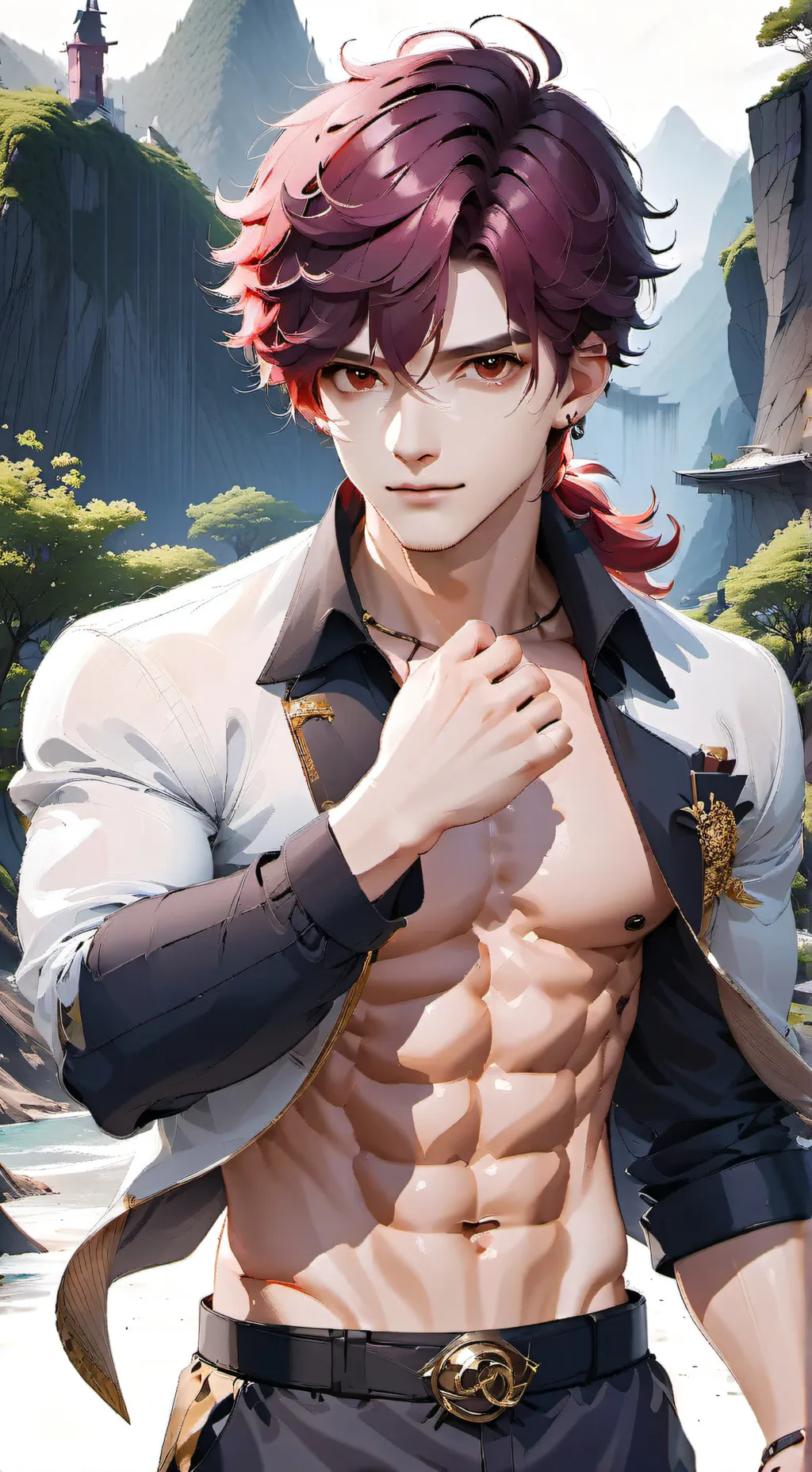 ai character: Kan  background