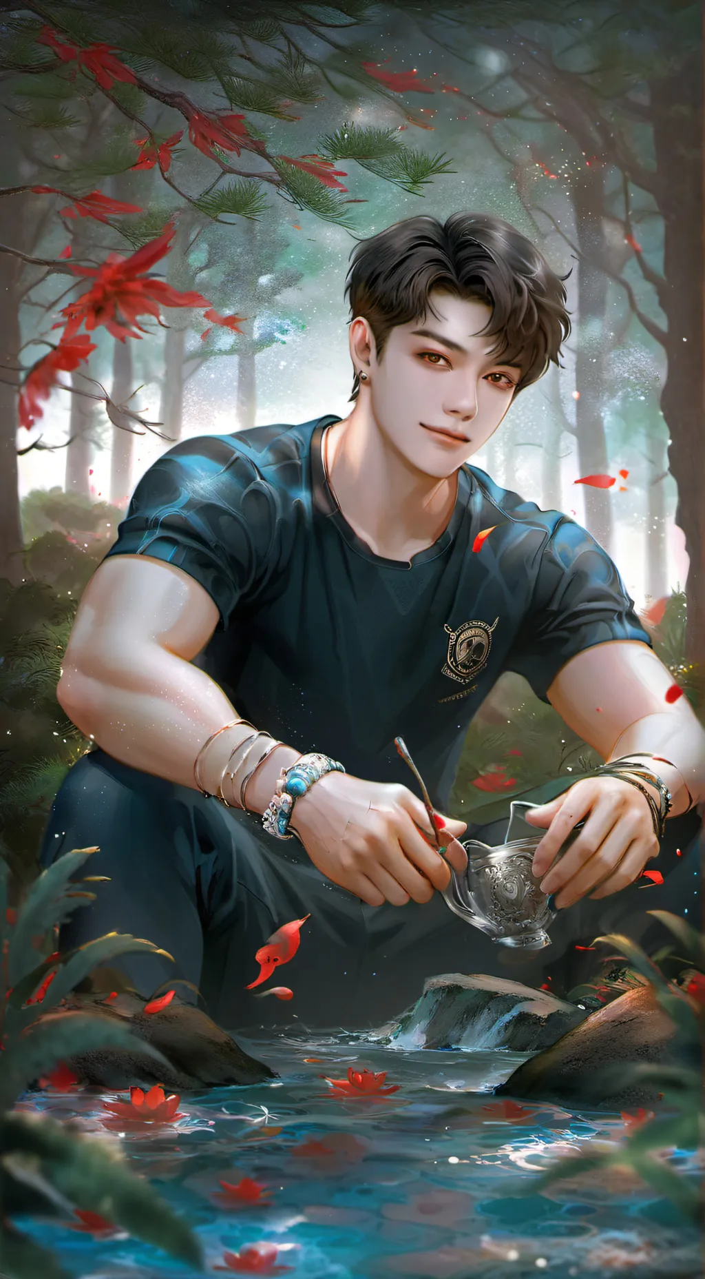 ai character: Lucas background