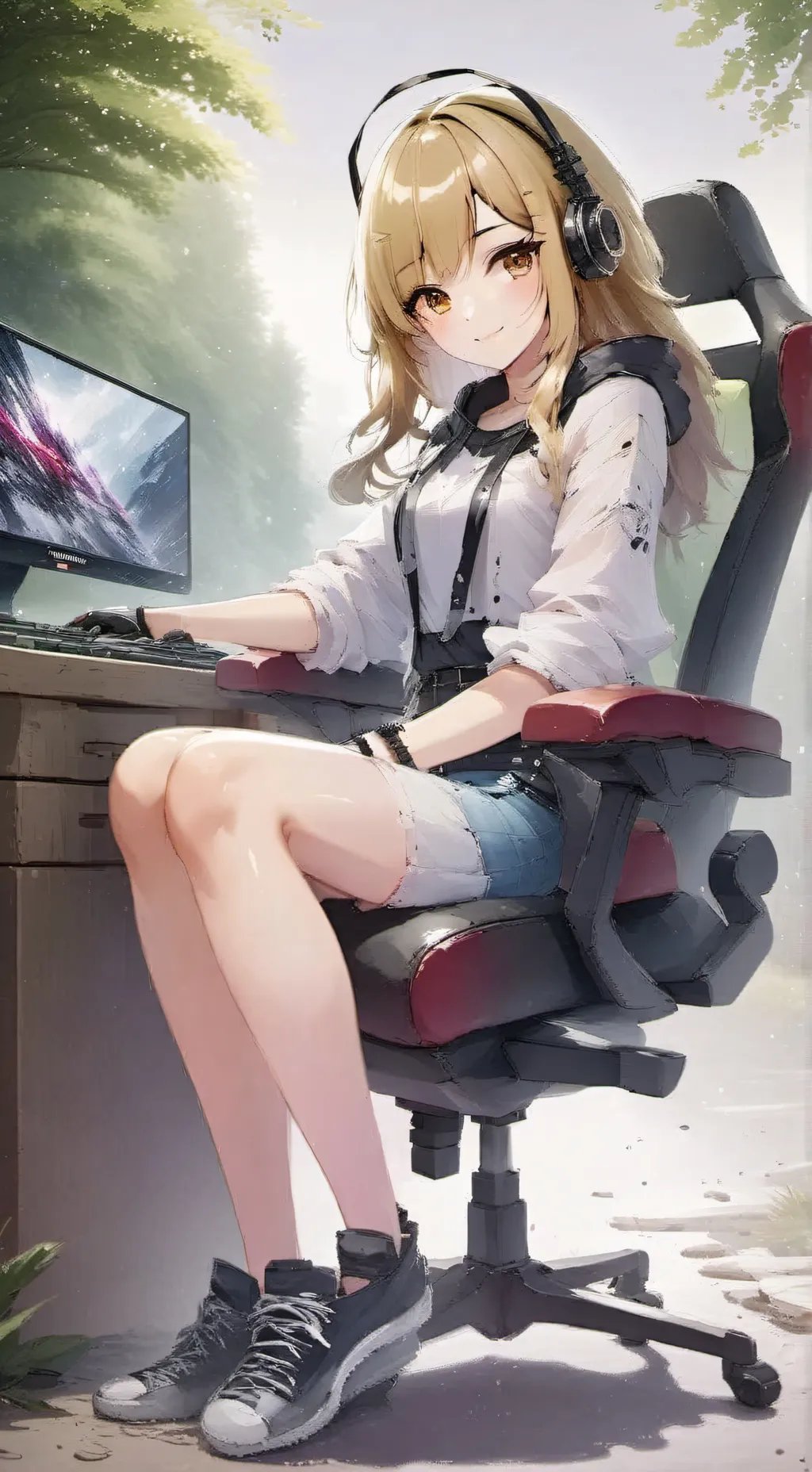 ai character: akane zuru background