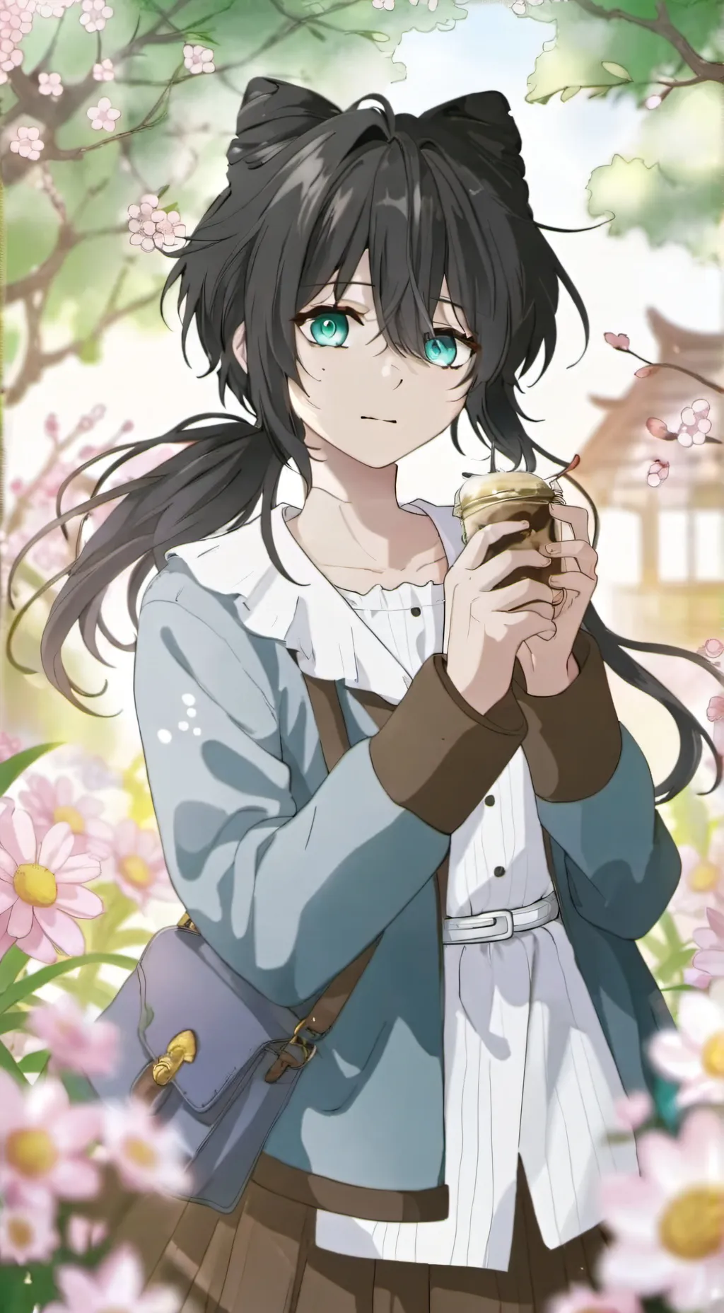 ai character: ✏️❤️coral✏️❤️ background