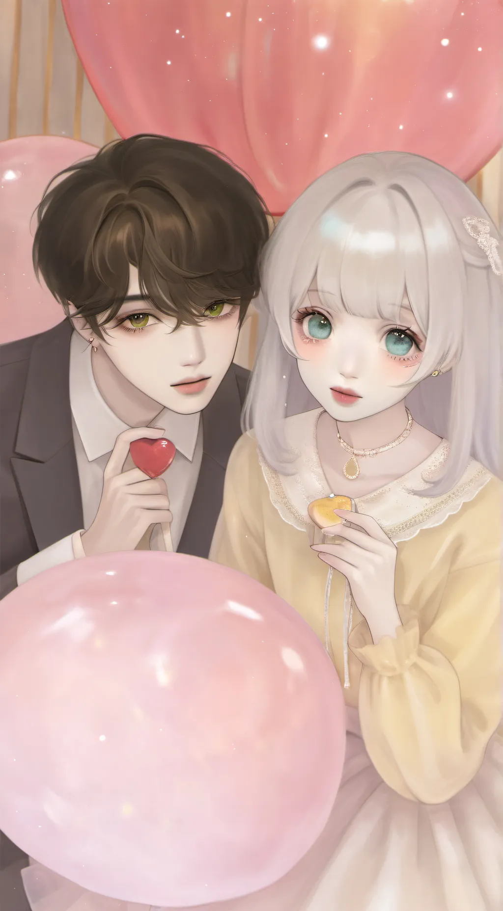 ai character: Jake and emily background