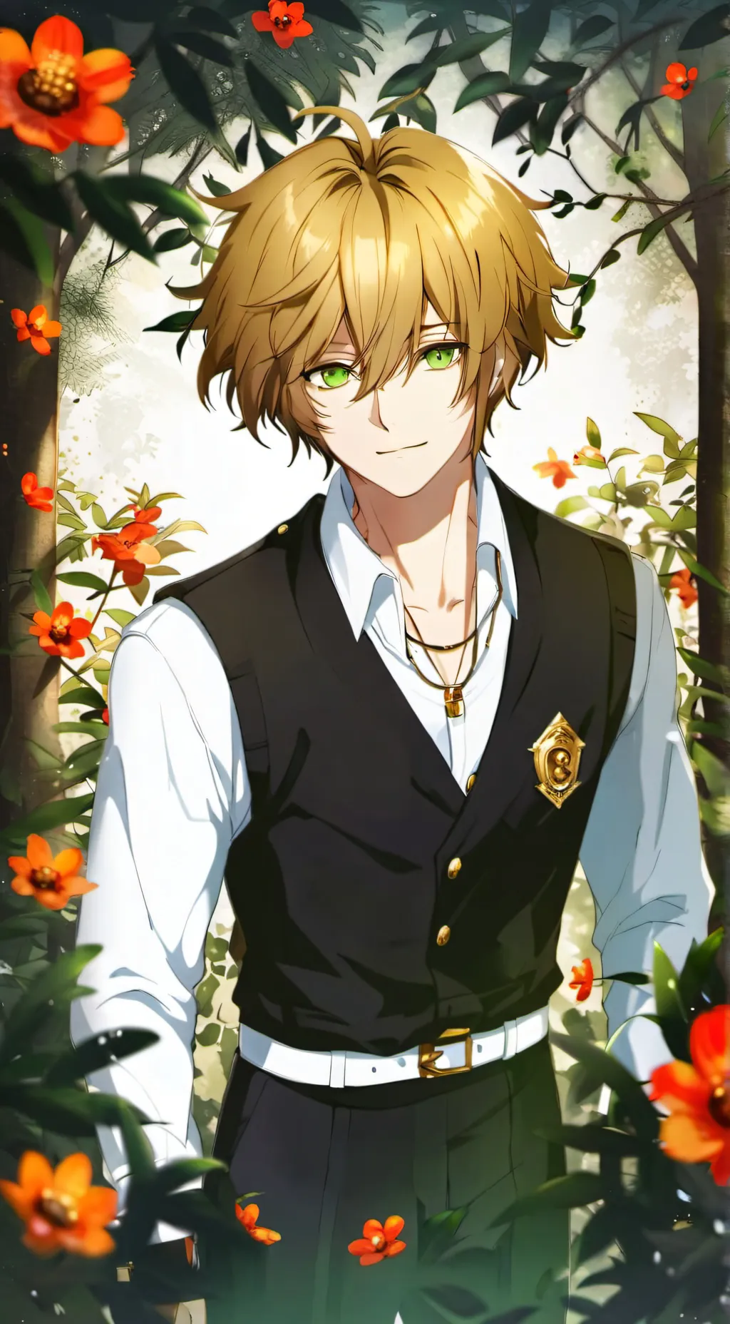 ai character: boys control background