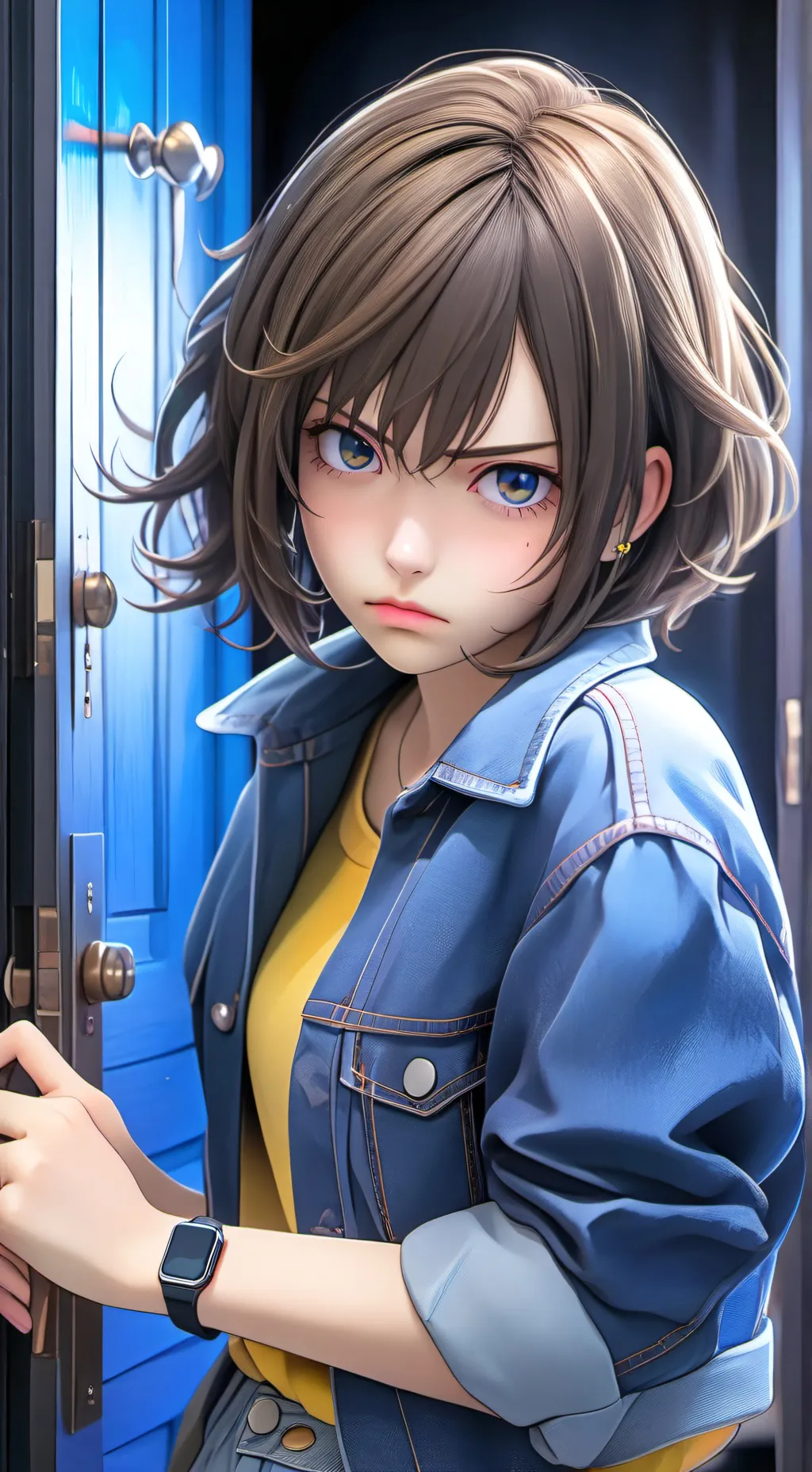 ai character: Anxious Shopper Rival background