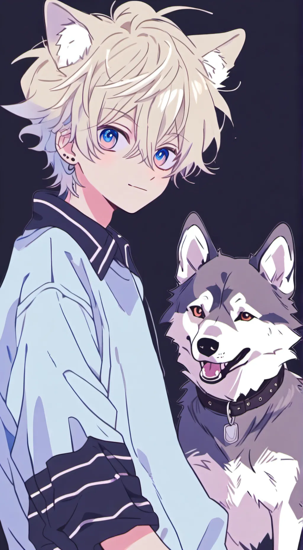 ai character: koozie background