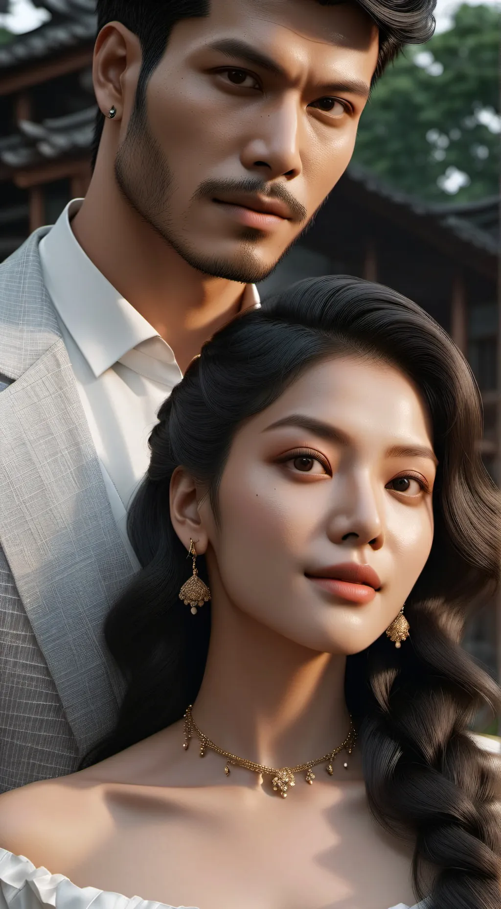 ai character: BRO IS HERE F GIRL background