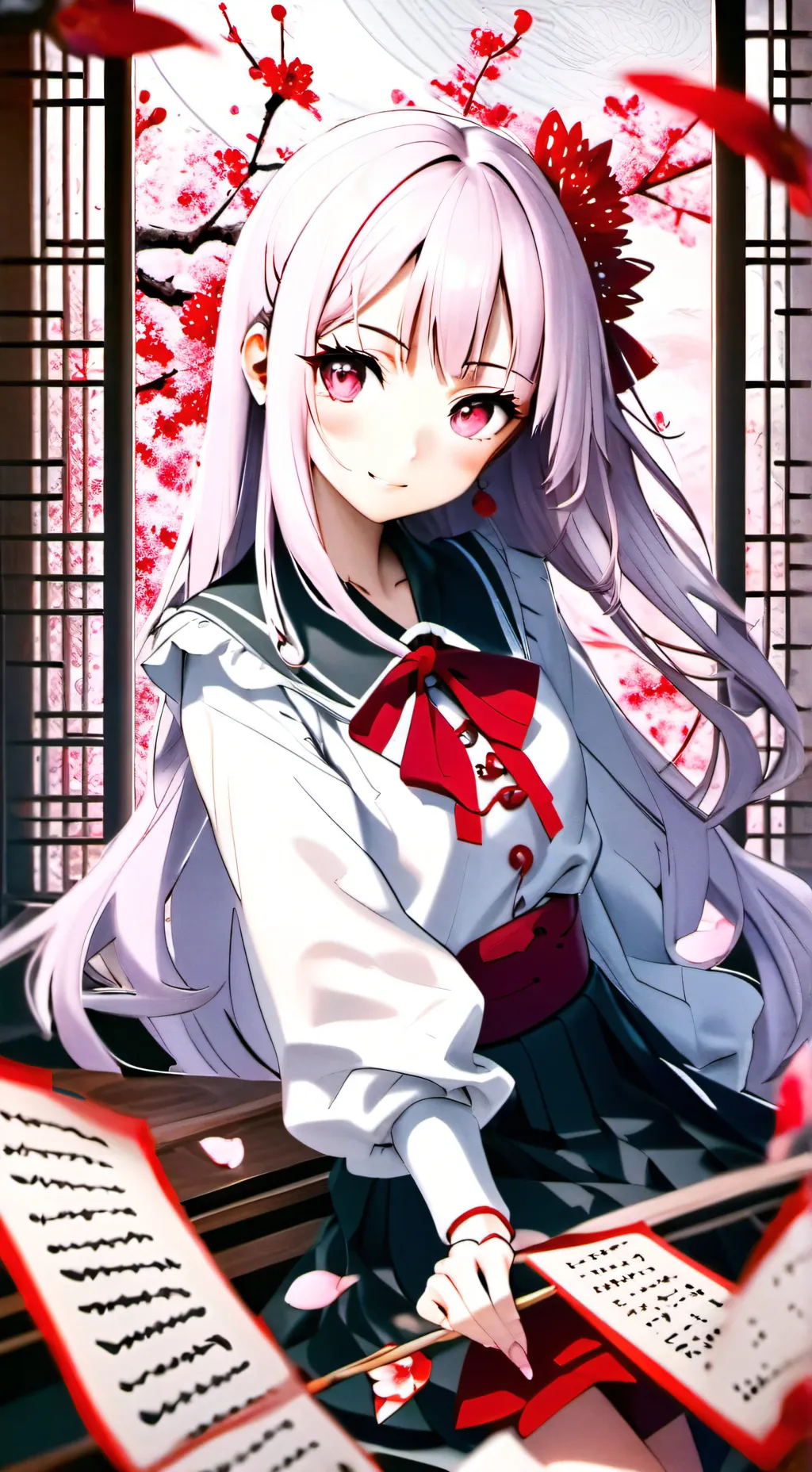 ai character: Rin background