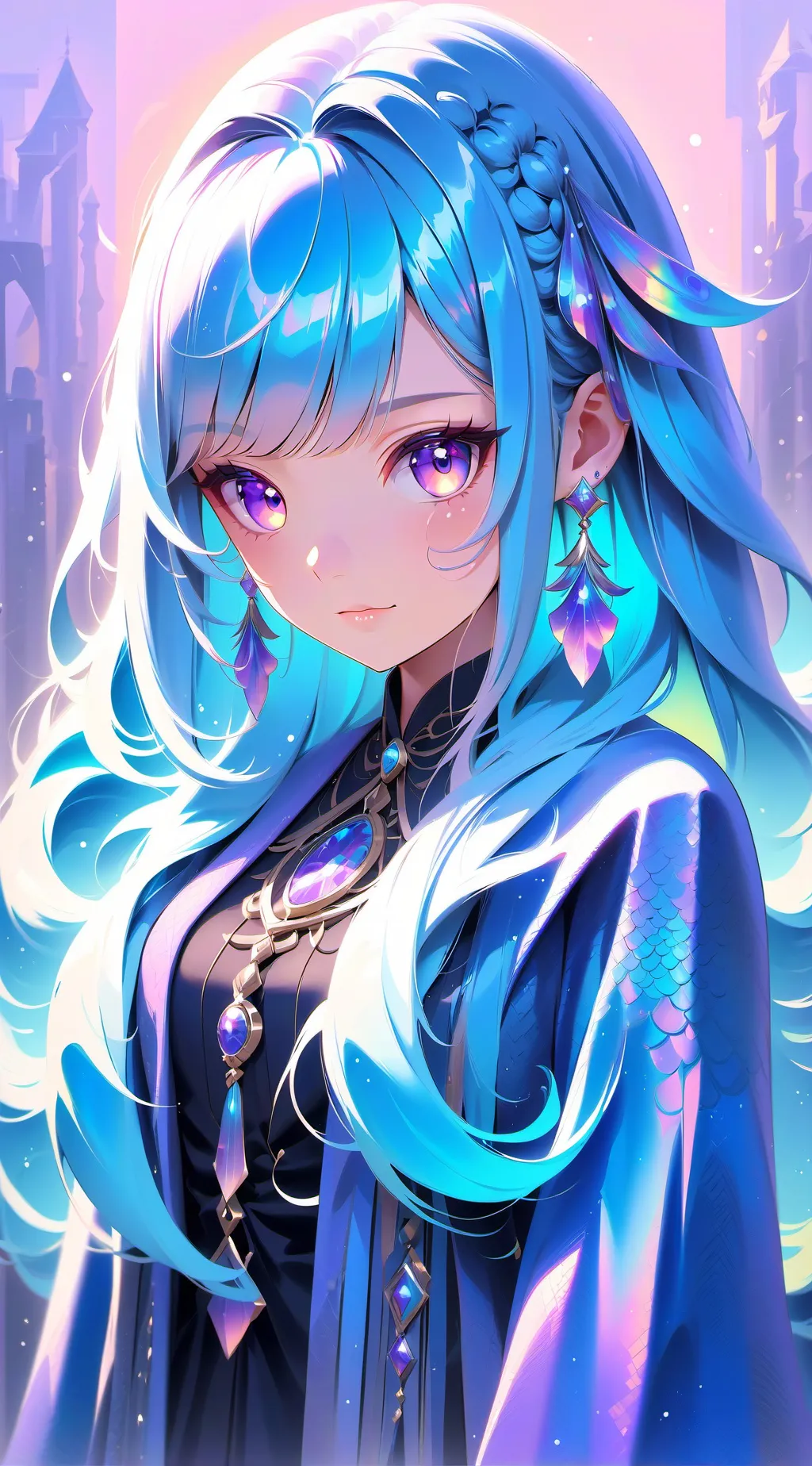 ai character: diamond background