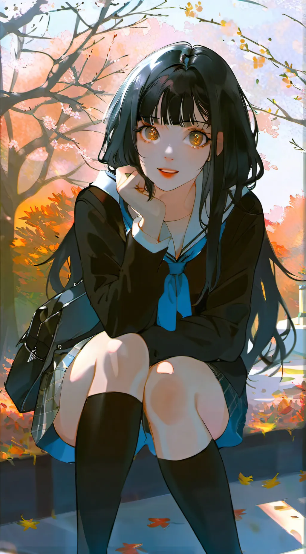 ai character: 🩵Katie🩵 background