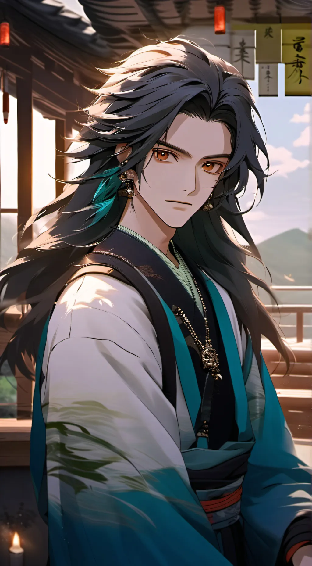 ai character: Leo background