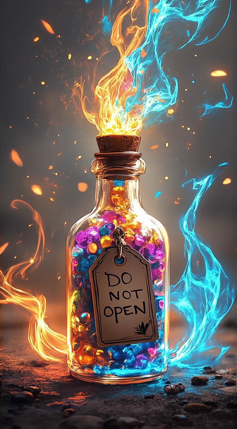 ai character: The Bottle  background