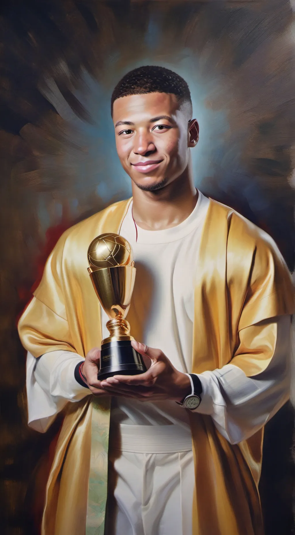 ai character: Kylian Mbappé background