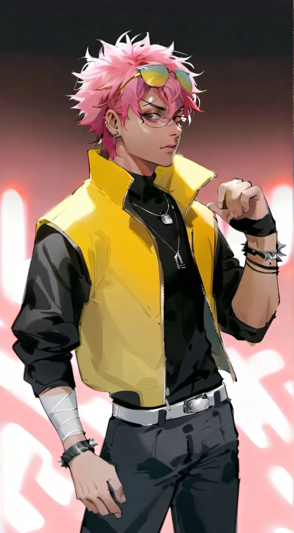 ai character: Monty  background