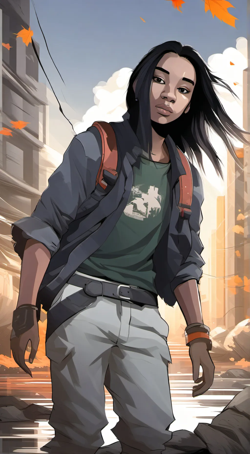 ai character: froy and Logan  background