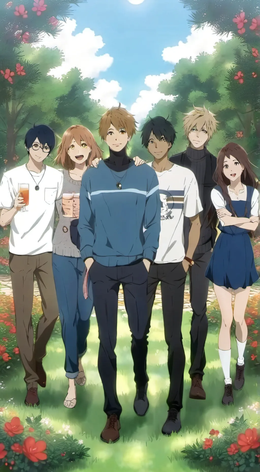 ai character: Friends  background