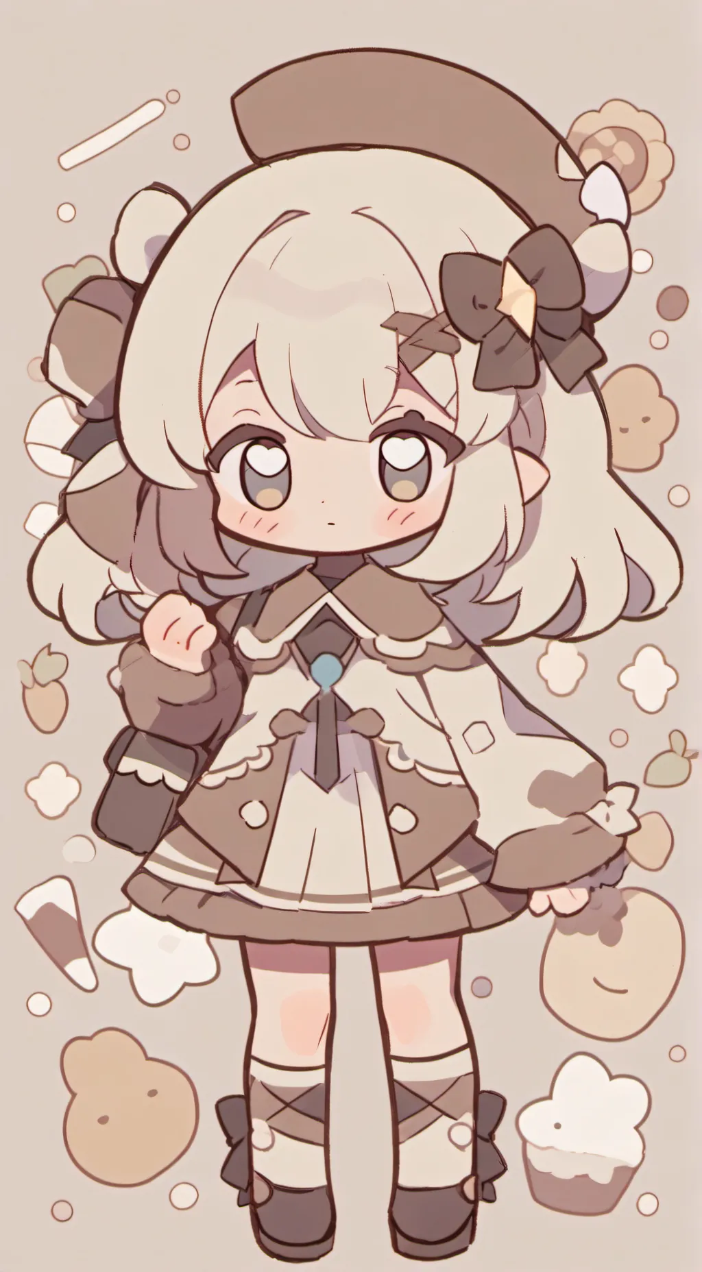 ai character: shelly fossilin!. background