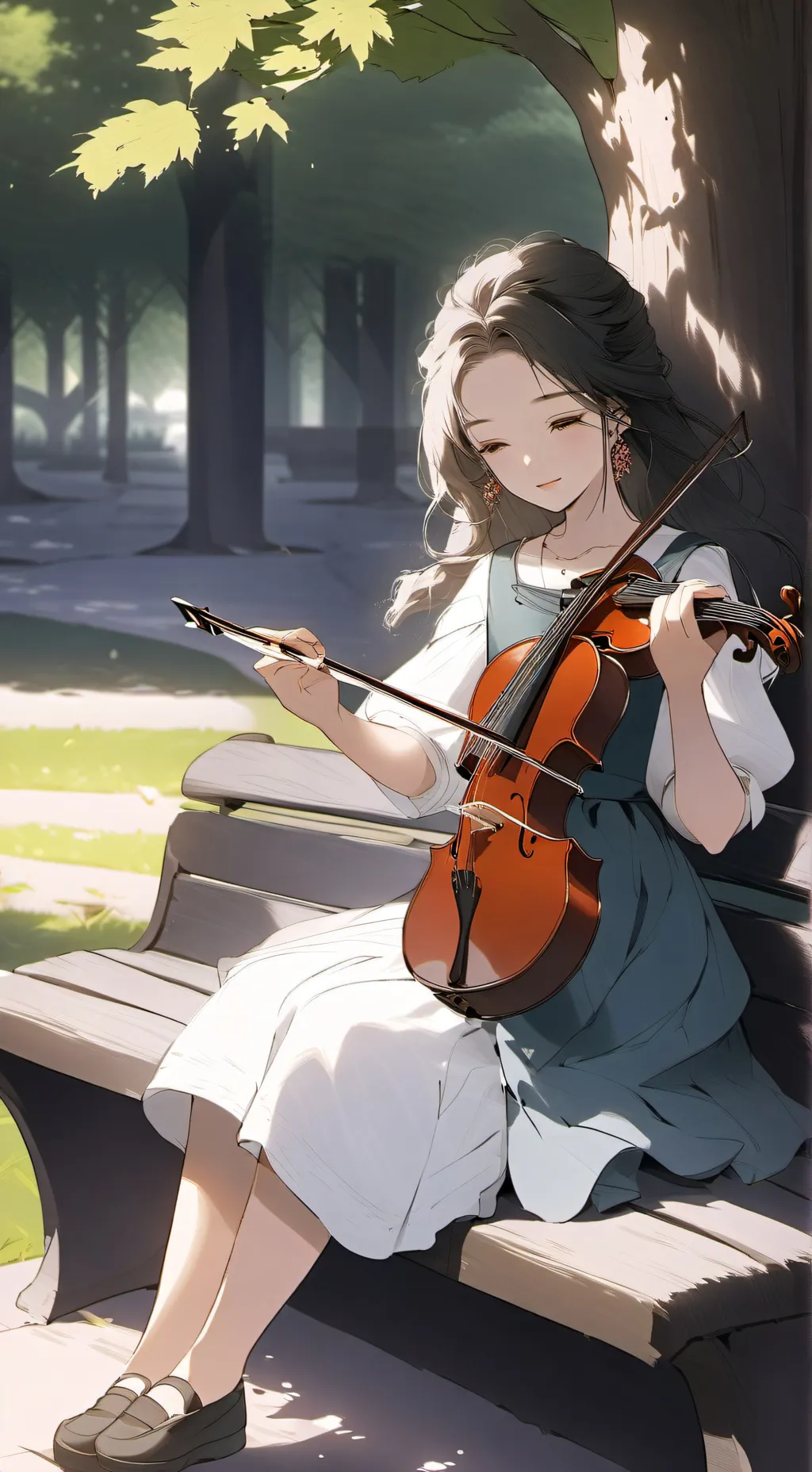 ai character: Another music  background