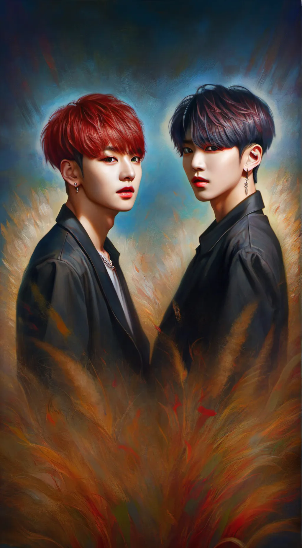 ai character: Adam and Bomgyu background