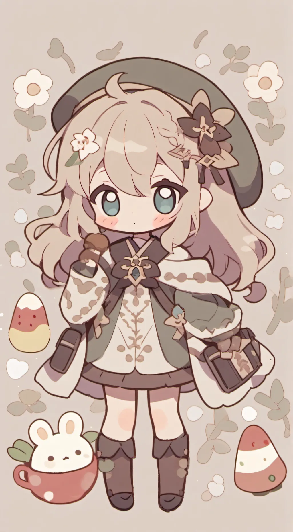 ai character: cari  background