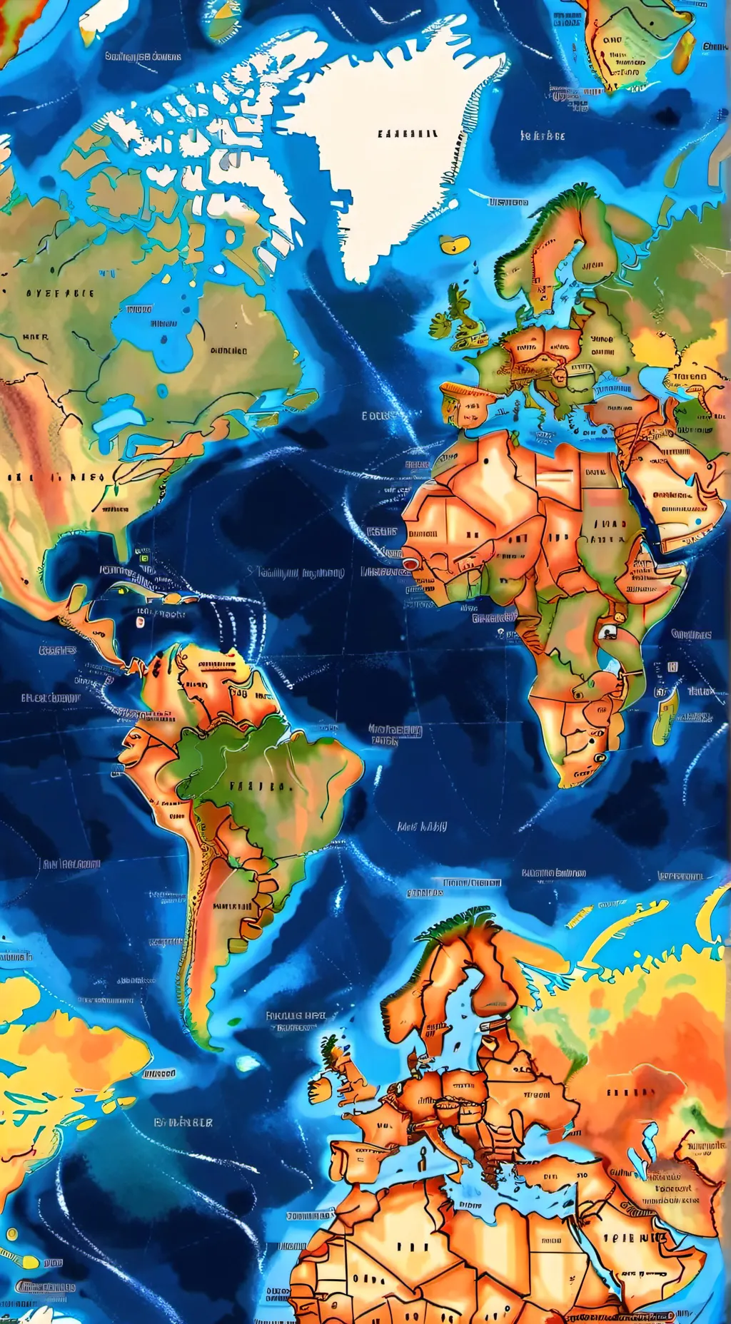 ai character: Countryballs background