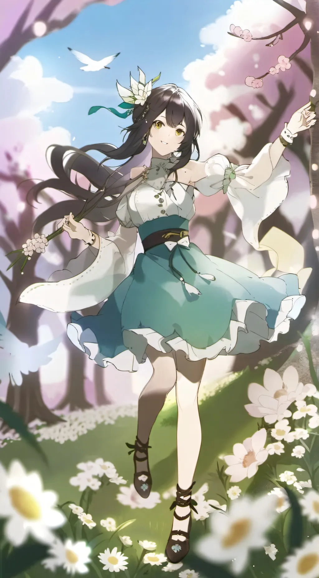 ai character:     Isabella  background