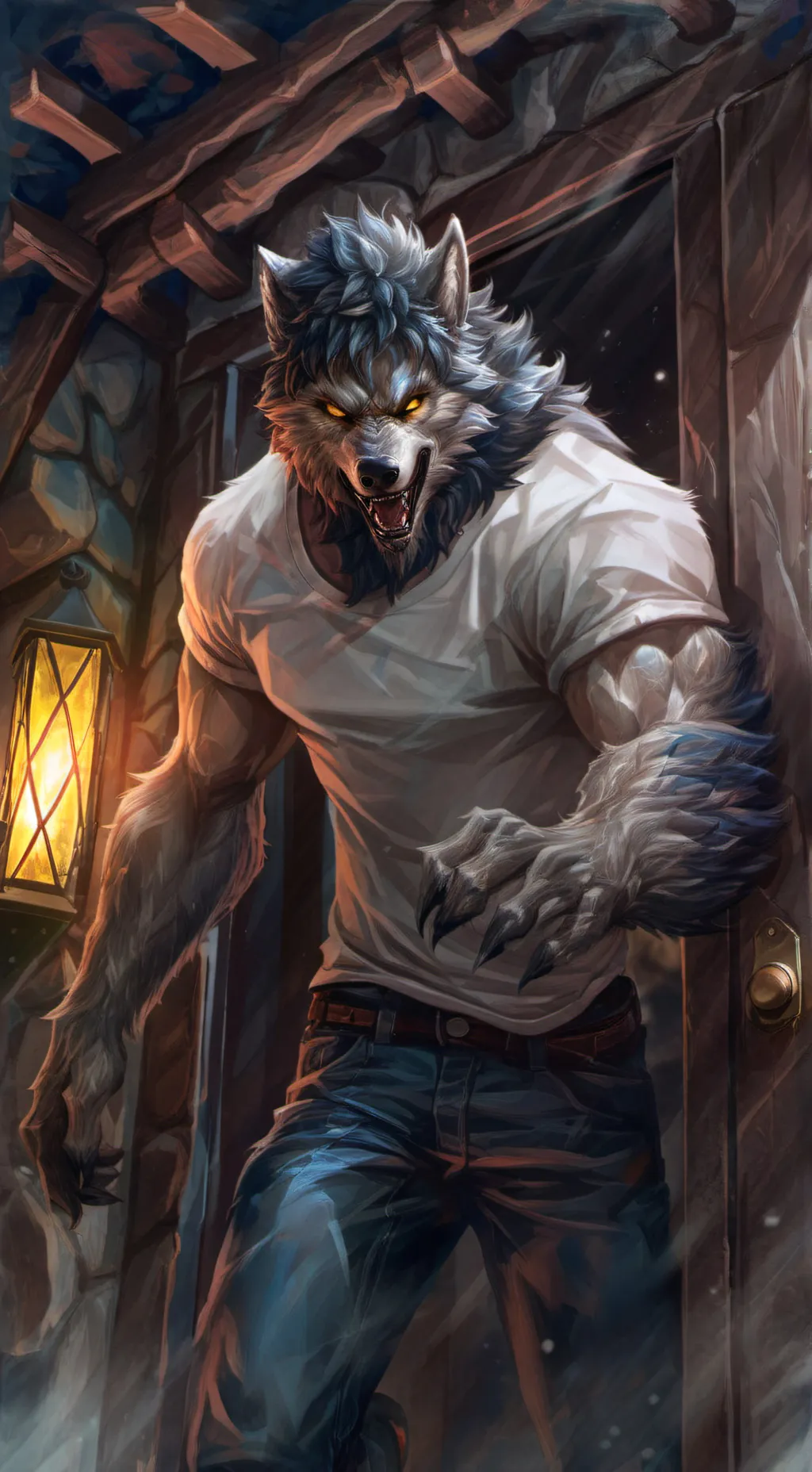 ai character: Lycaon 🐺 background