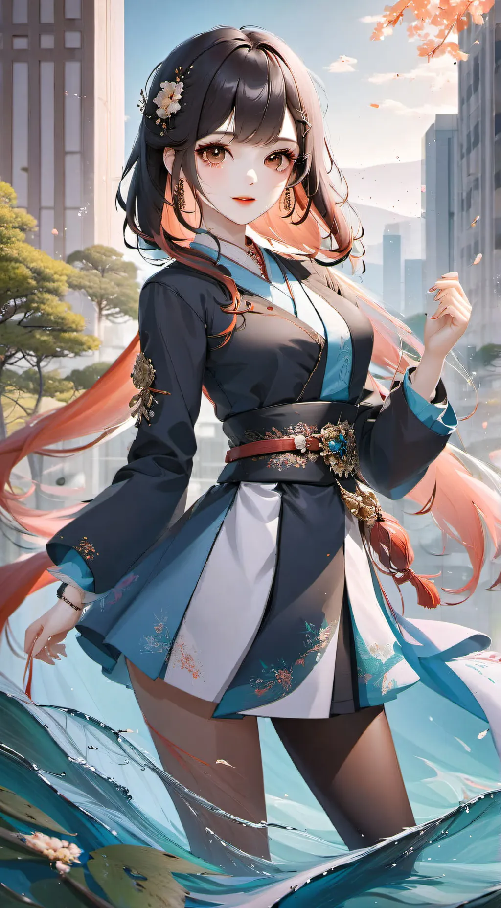 ai character: SCHOOL background