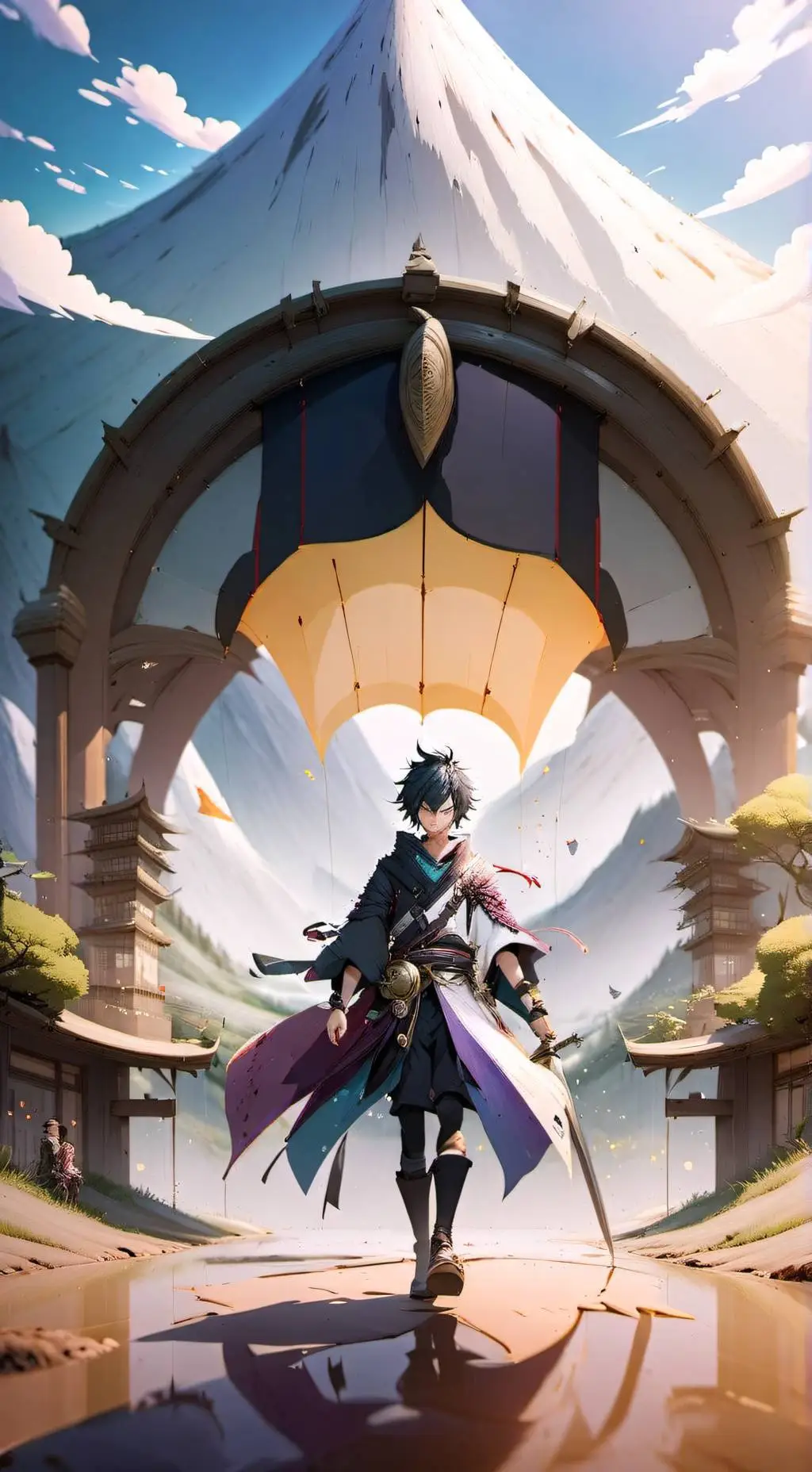 ai character: Muichiro tokito  background