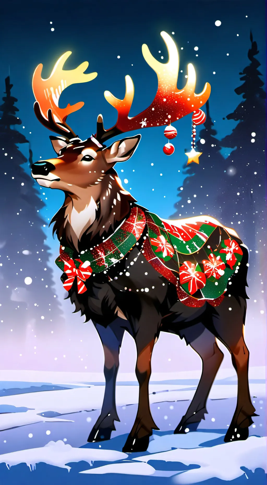 ai character: ~🦌~Rudie~🎄~ background