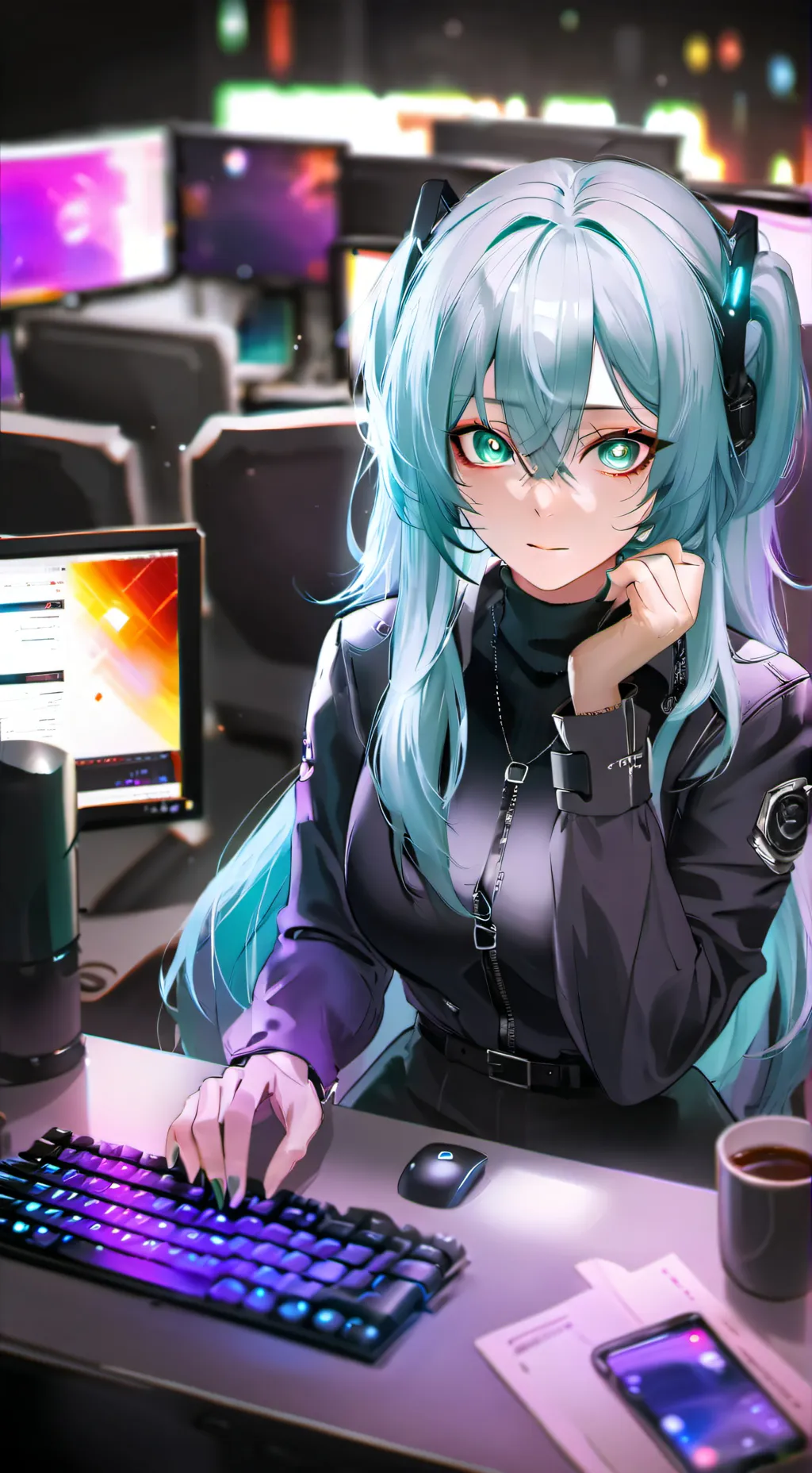 ai character: Kira background