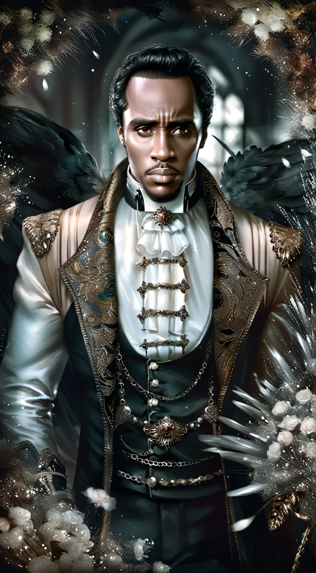 ai character: Diddys party background