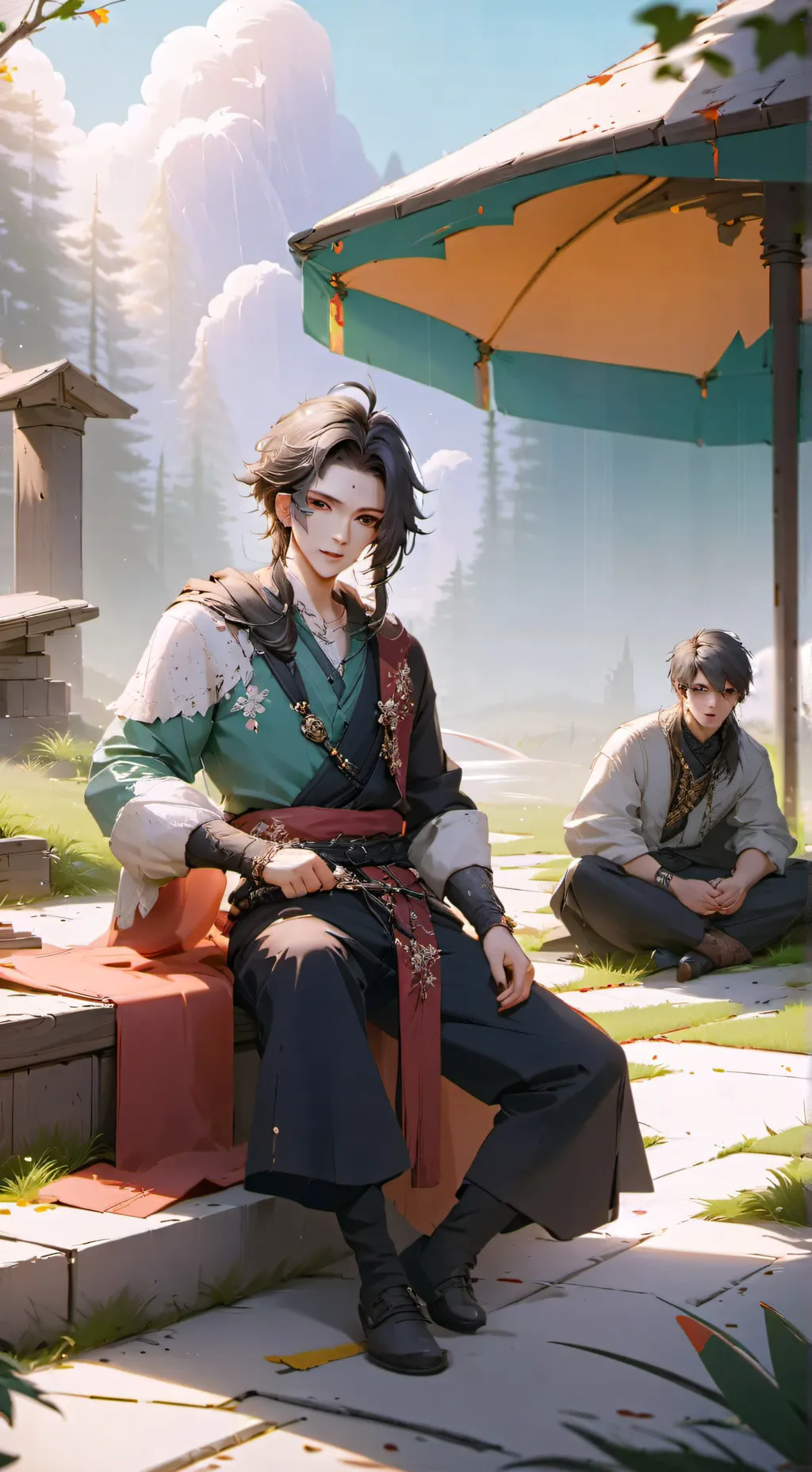 ai character: grabrel e lucas background