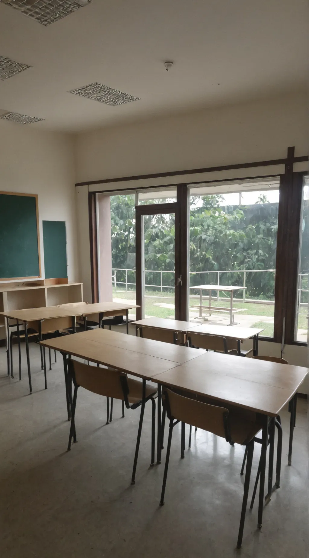 ai character: Sprunki School~ background