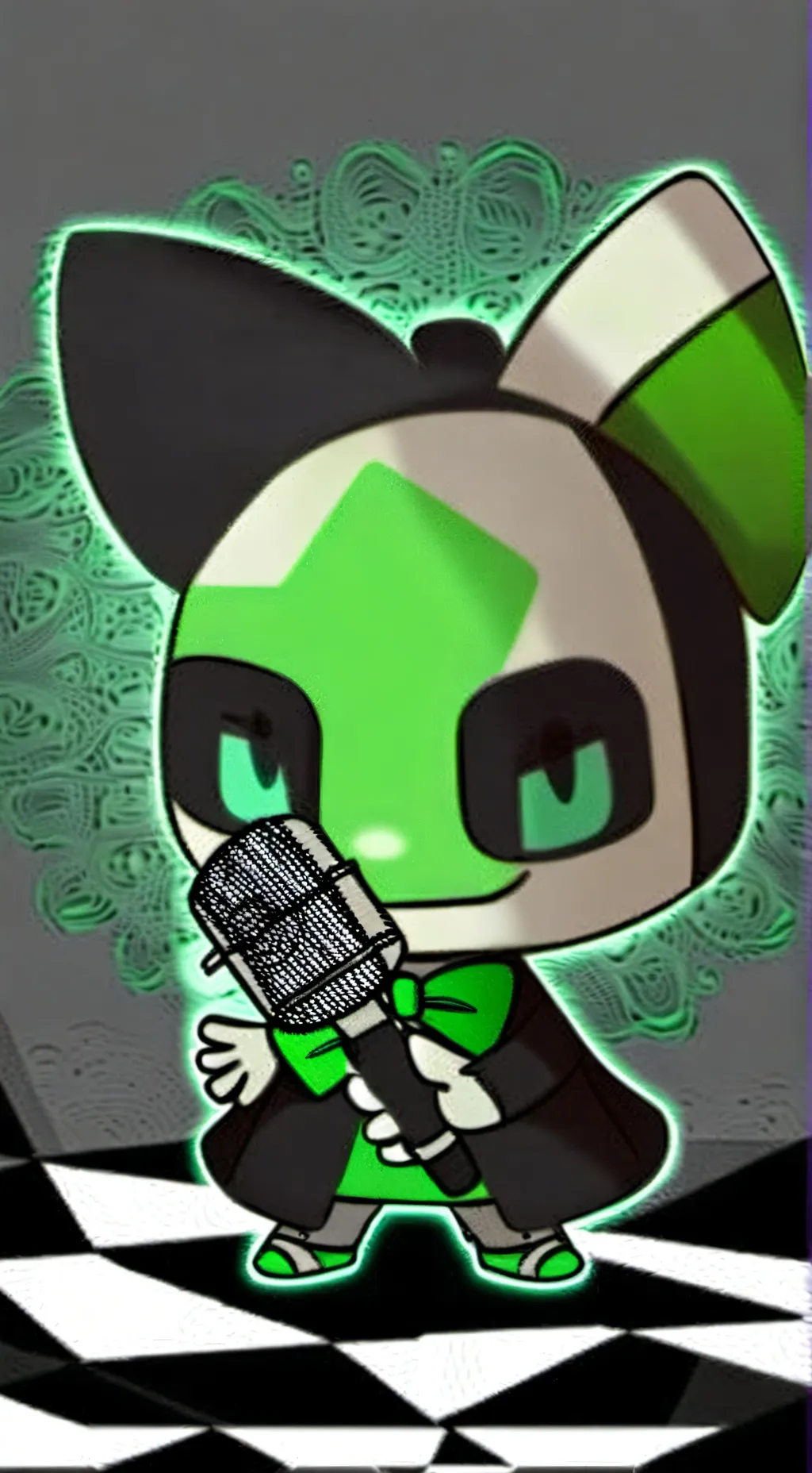 ai character: vee background