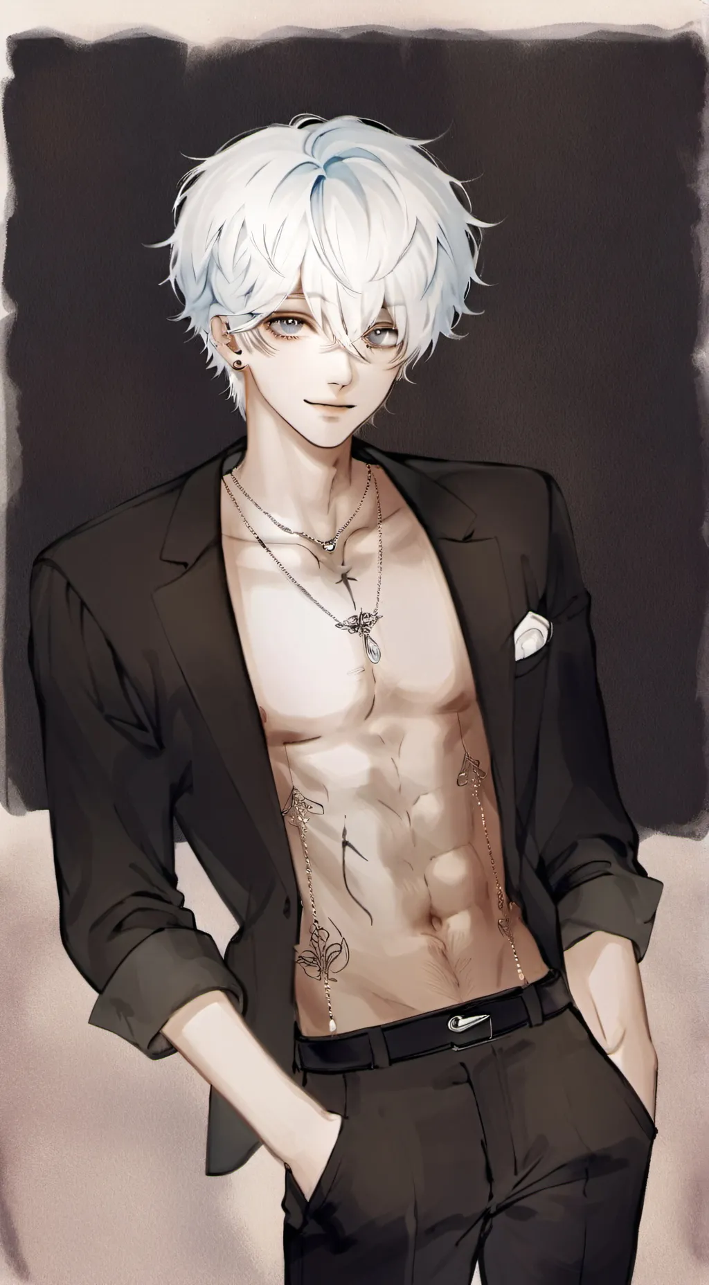 ai character: gojo satoru background