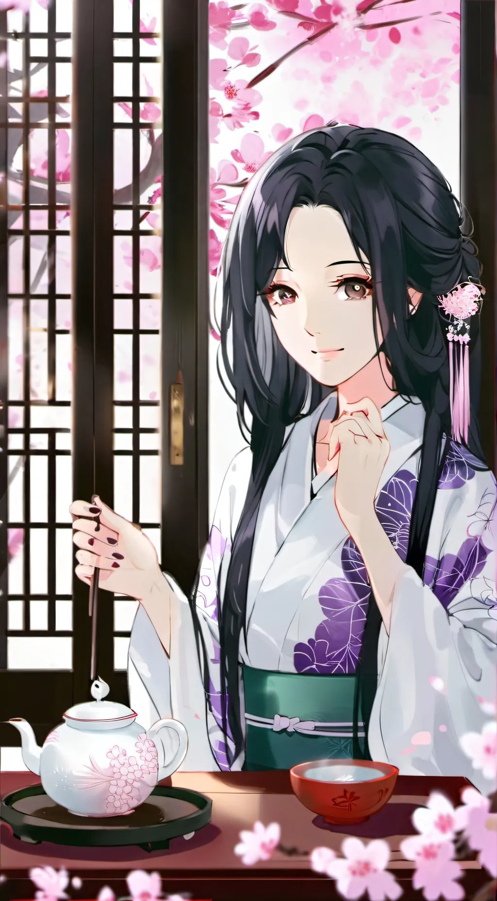 ai character: Himari background