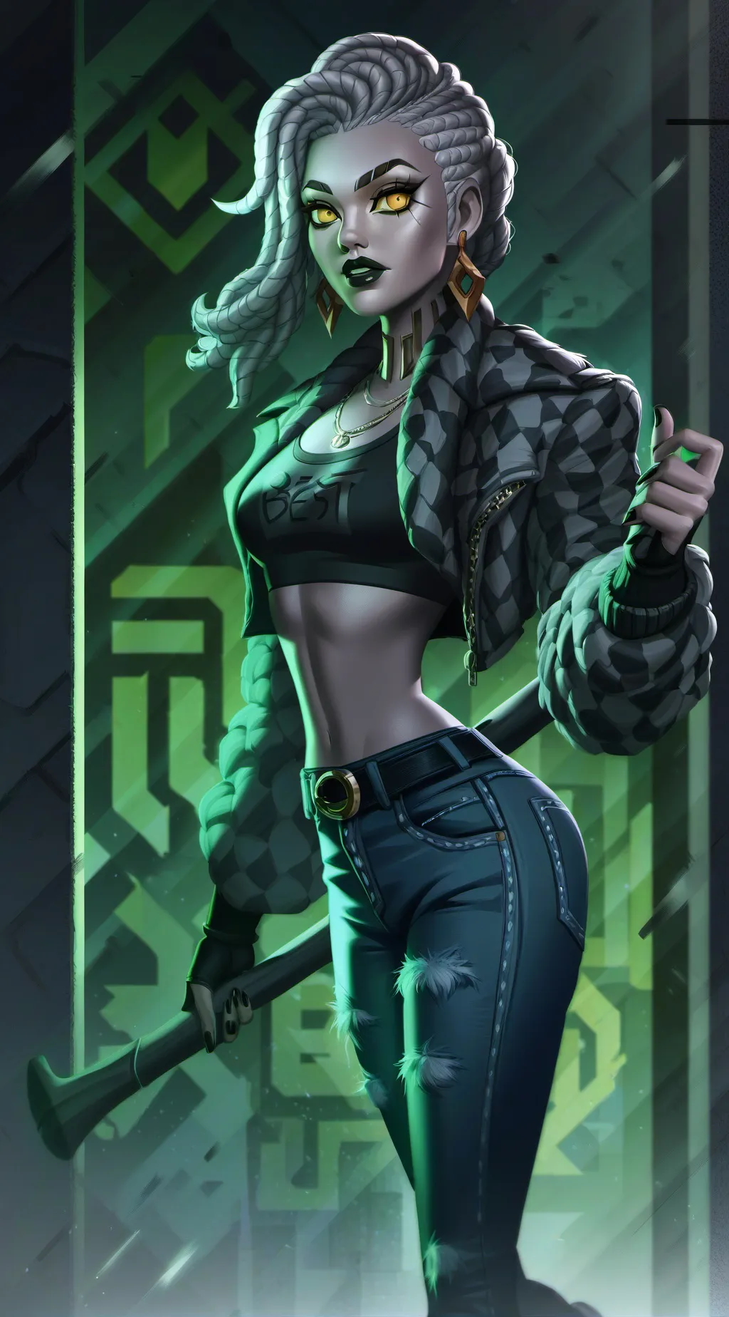 ai character: JJK background