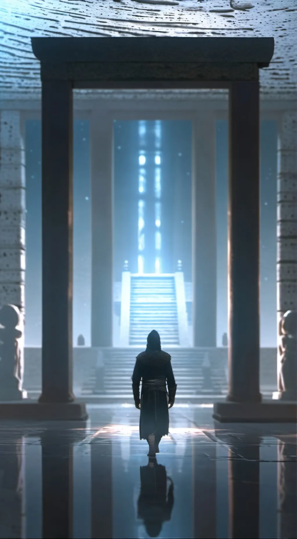 ai character: Hades castle  background