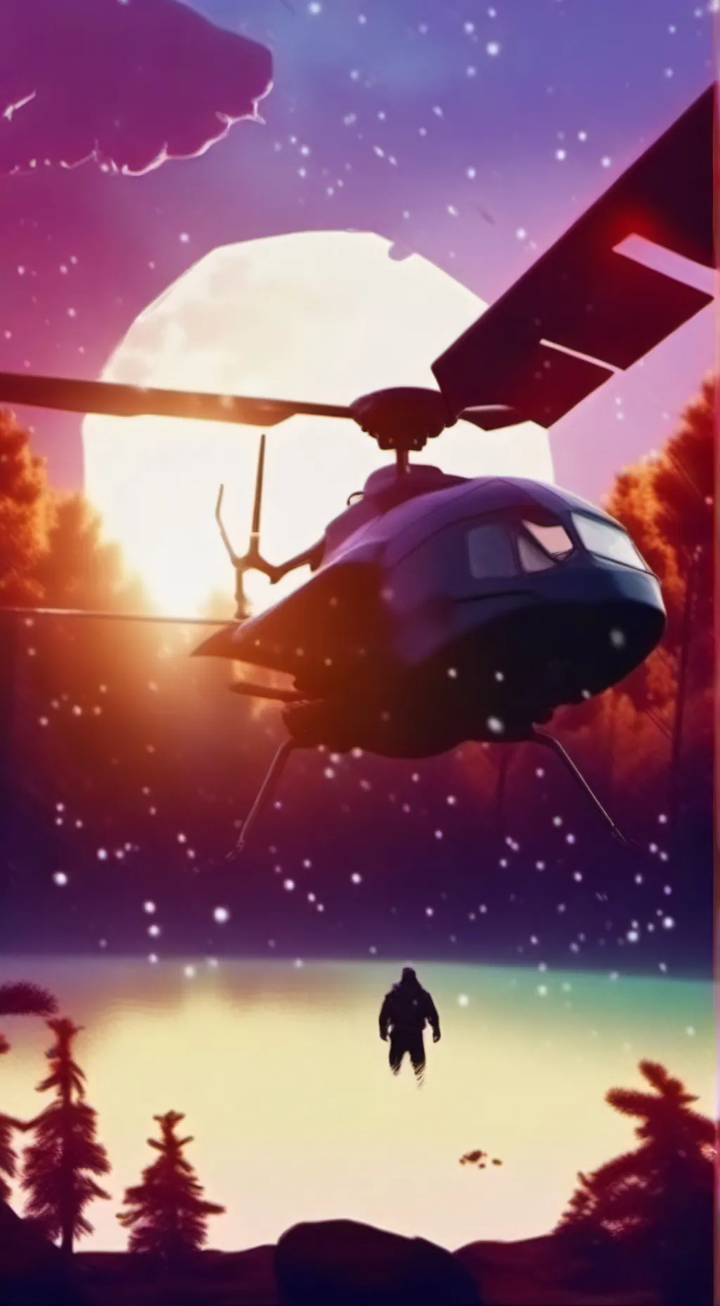 ai character: Murder drones  background